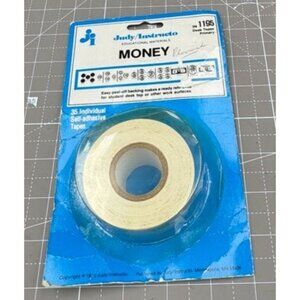 Rare Judy Educational Money Sticker Roll NOS